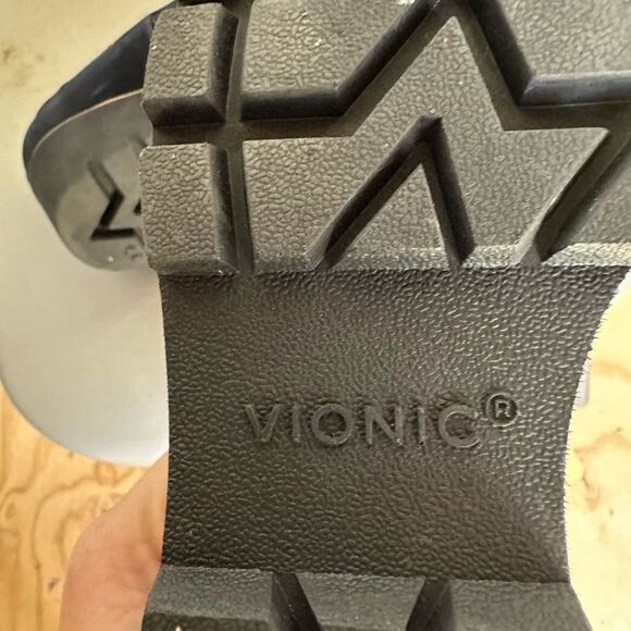 Vionic Women's navy  Suede Loafers - Picture 3 of 4